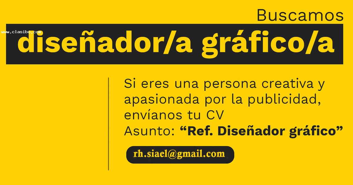 Buscamos Diseñador/a Gráfico/a - Ciudad de La Paz